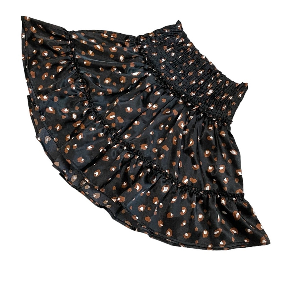 Altard State leopard print mini ruffled skirt - Picture 1 of 13